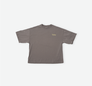 Pigment grey Oversized Boxy Tee - SLEEKZ