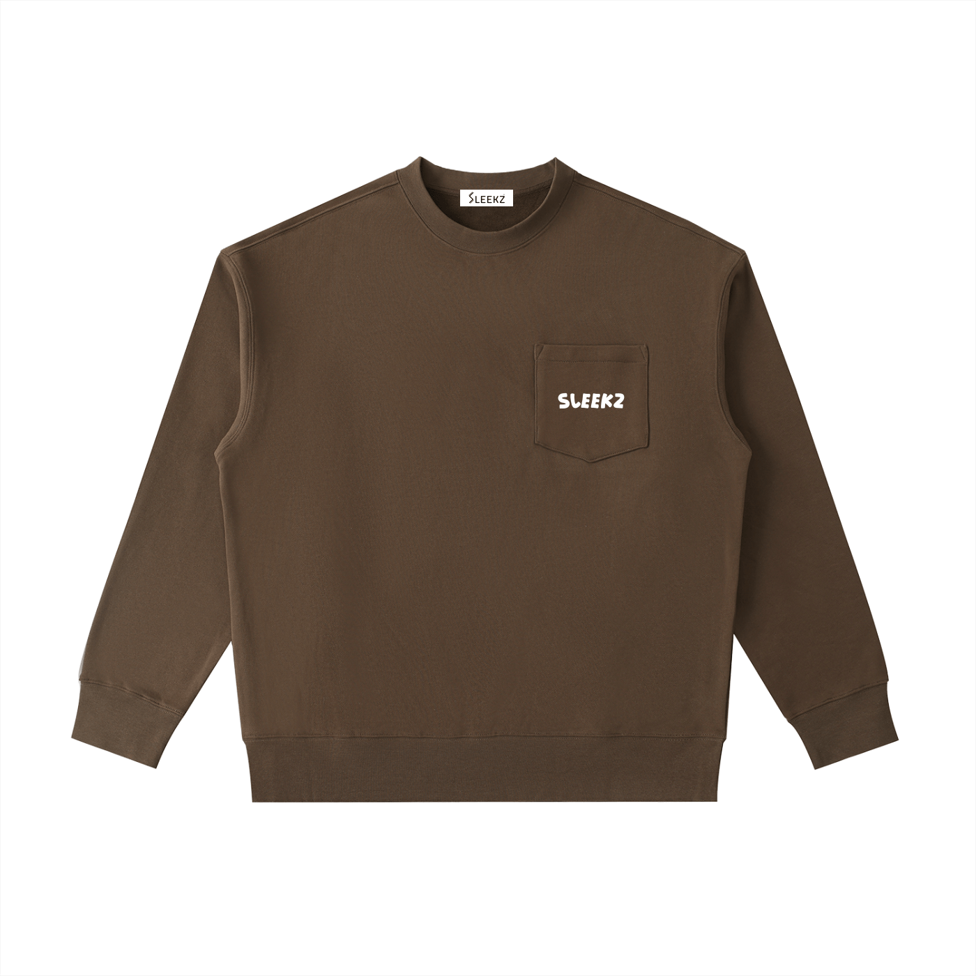 Pocket Crewneck Sweatshirt - SLEEKZ