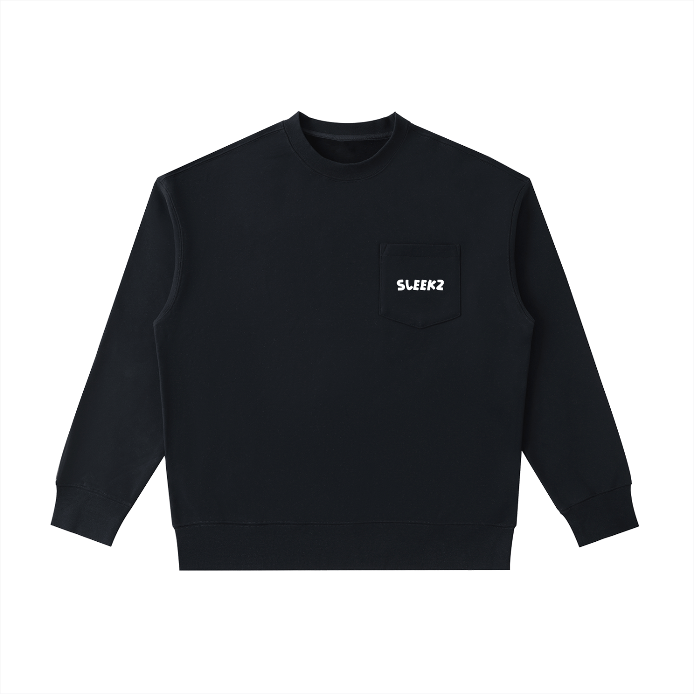 Pocket Crewneck Sweatshirt - SLEEKZ