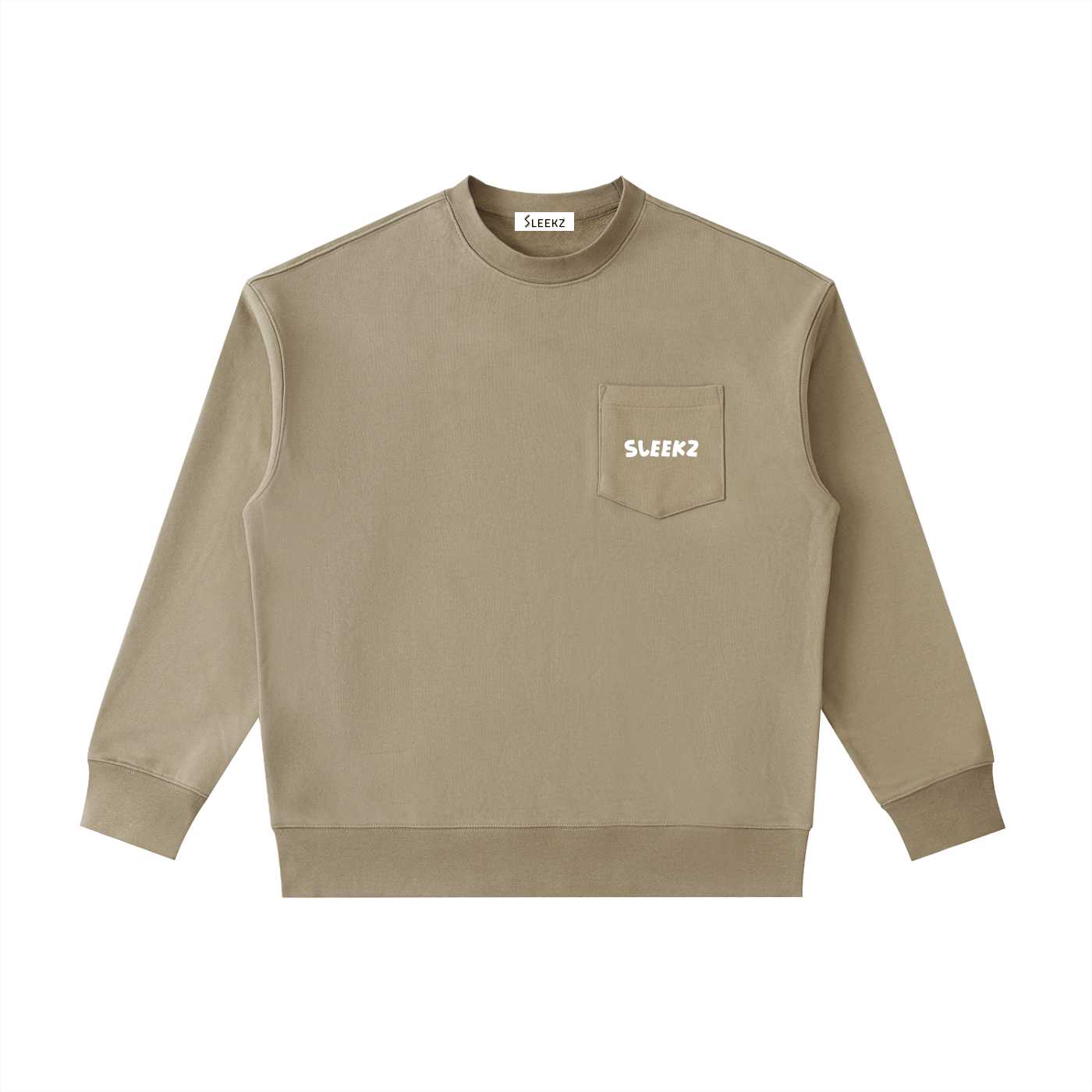 Pocket Crewneck Sweatshirt - SLEEKZ