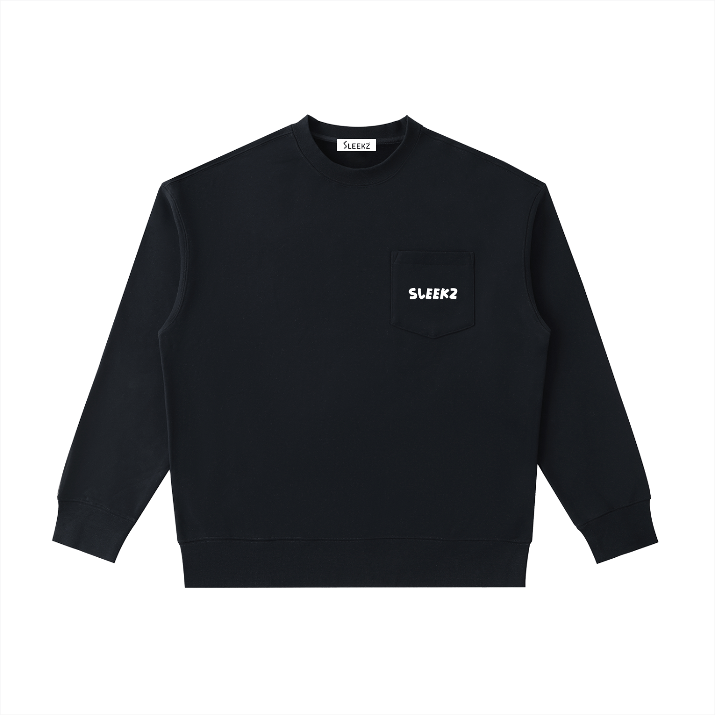 Pocket Crewneck Sweatshirt - SLEEKZ