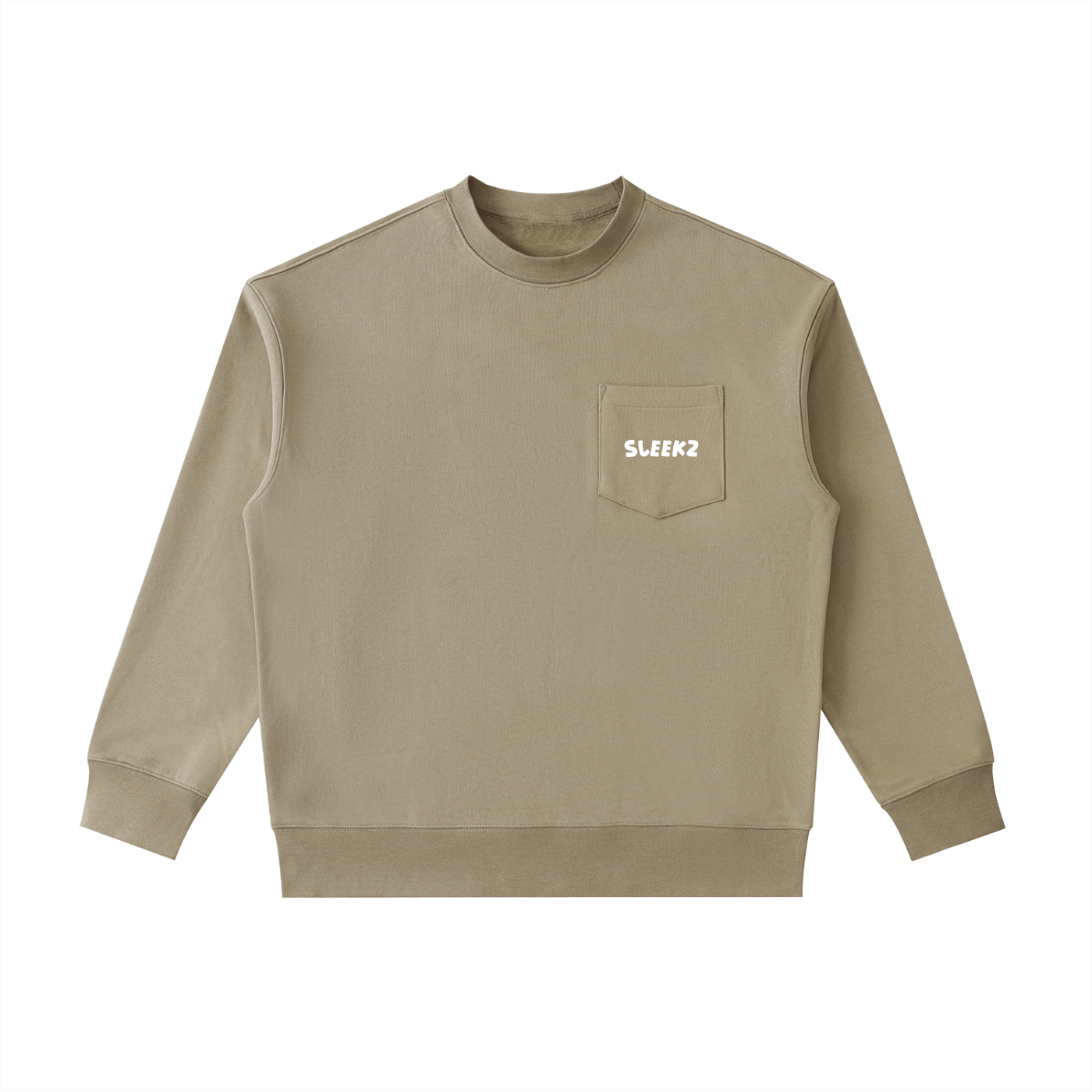 Pocket Crewneck Sweatshirt - SLEEKZ