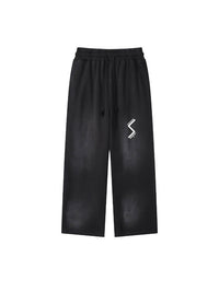 Pure Cotton Wash Loose fit Sweatpants - SLEEKZ