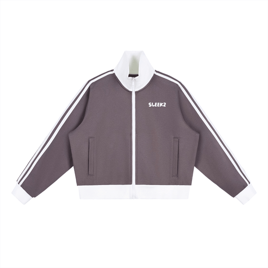 Purple Track Jacket - SLEEKZ