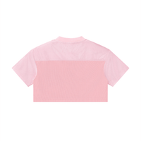 SLEEKZ Cropped Paneled V-Neck Jersey - SLEEKZ