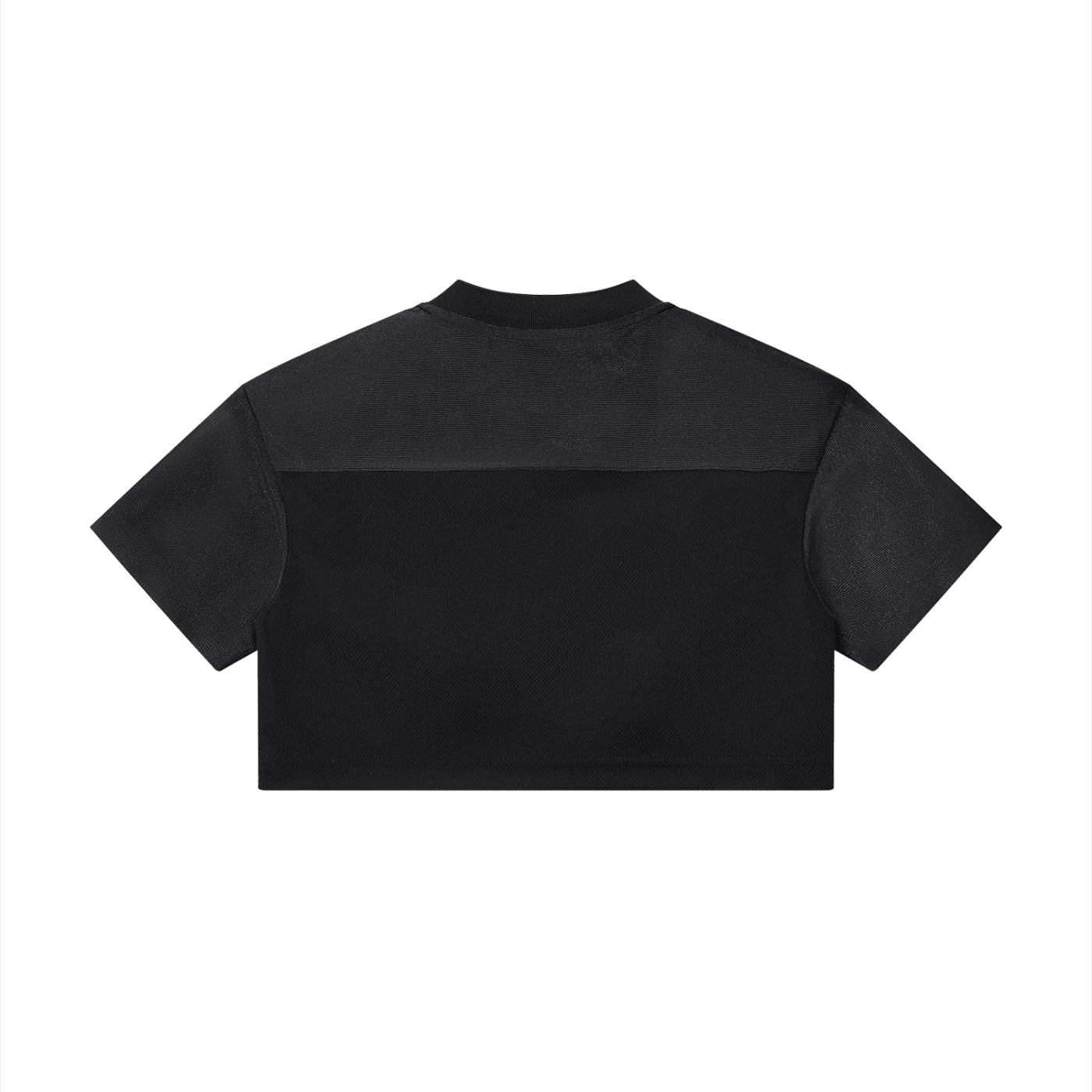 SLEEKZ Cropped Paneled V-Neck Jersey - SLEEKZ