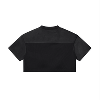 SLEEKZ Cropped Paneled V-Neck Jersey - SLEEKZ