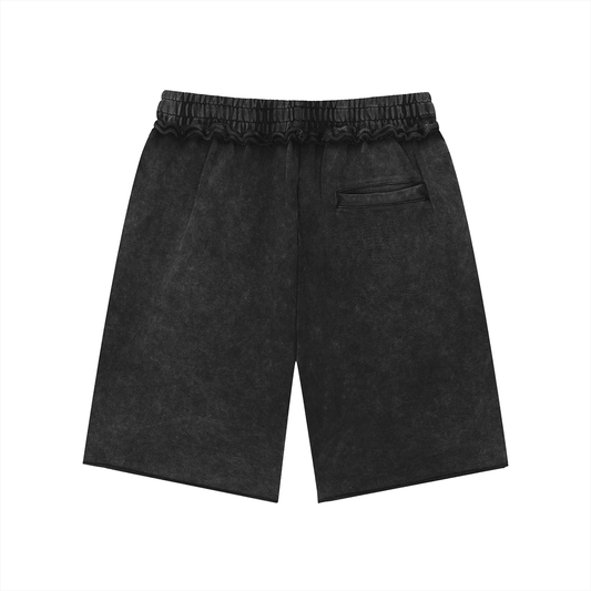 SLEEKZ Mineral Wash Raw Edge Shorts - SLEEKZ