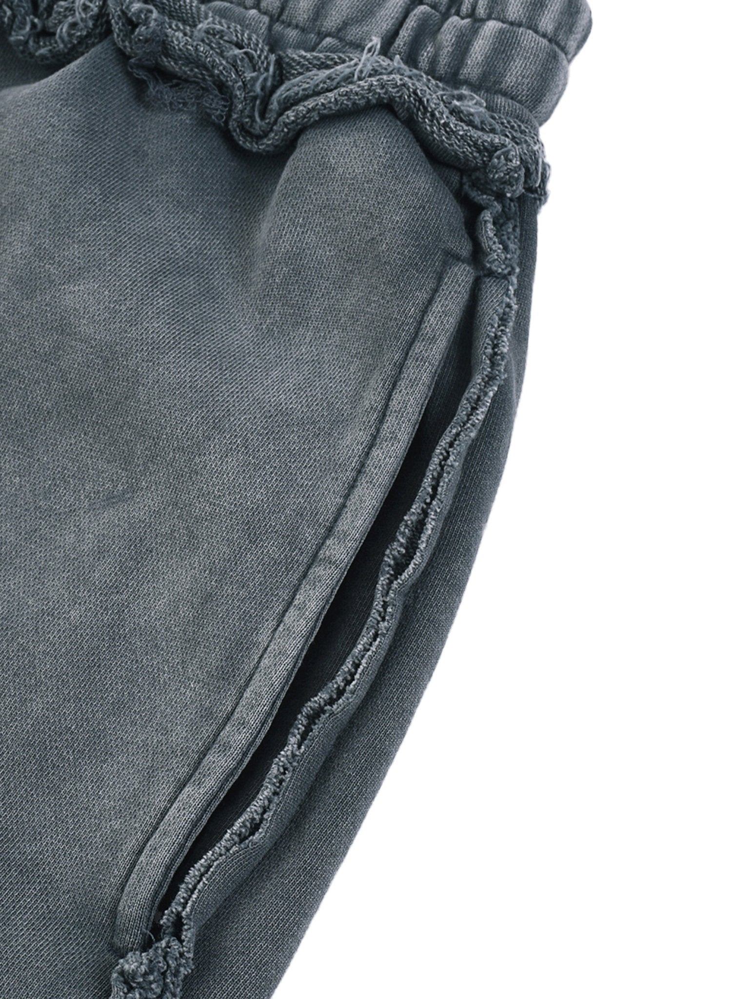 SLEEKZ Mineral Wash Raw Edge Shorts - SLEEKZ