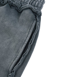 SLEEKZ Mineral Wash Raw Edge Shorts - SLEEKZ