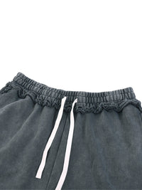 SLEEKZ Mineral Wash Raw Edge Shorts - SLEEKZ