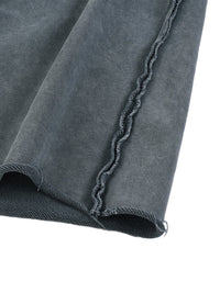SLEEKZ Mineral Wash Raw Edge Shorts - SLEEKZ