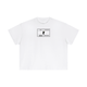 SLEEKZ Not Just Cloth white Tee - SLEEKZ