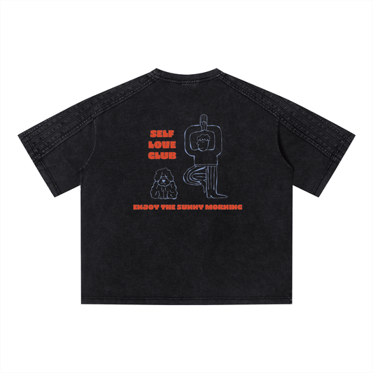 SLEEKZ Self Love Club Boxy T-Shirt - SLEEKZ