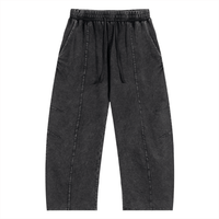 SLEEKZ Snow Wash Drawstring Cotton Pants - SLEEKZ
