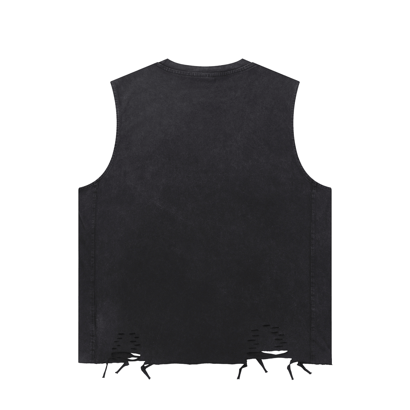 SLEEKZ Snow Washed Raw Hem Tank Top - SLEEKZ