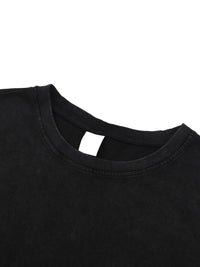 SLEEKZ Snow Washed Raw Hem Tank Top - SLEEKZ