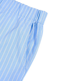 SLEEKZ Striped Elastic Waist Shorts - SLEEKZ