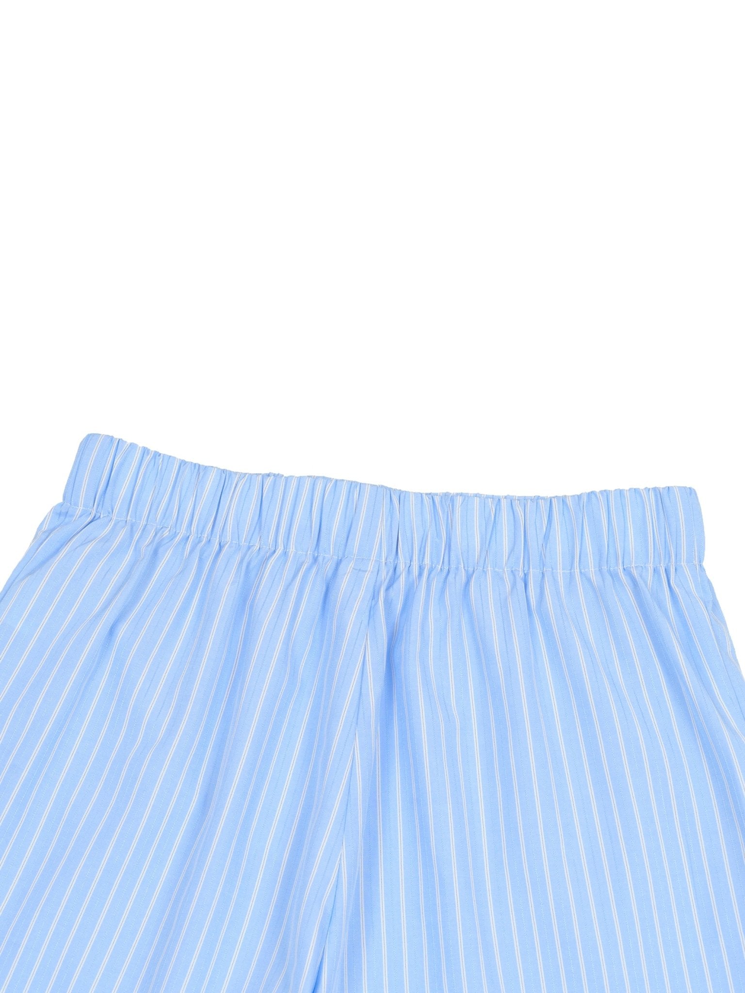 SLEEKZ Striped Elastic Waist Shorts - SLEEKZ