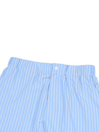 SLEEKZ Striped Elastic Waist Shorts - SLEEKZ
