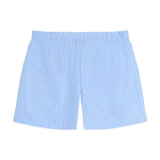 SLEEKZ Striped Elastic Waist Shorts - SLEEKZ