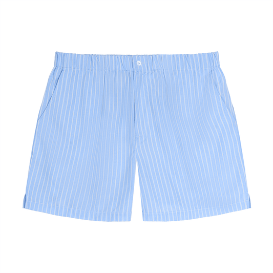 SLEEKZ Striped Elastic Waist Shorts - SLEEKZ