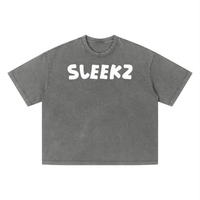 SLEEKZ Unisex Vintage Wash Boxy T-Shirt - SLEEKZ