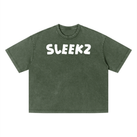 SLEEKZ Unisex Vintage Wash Boxy T-Shirt - SLEEKZ