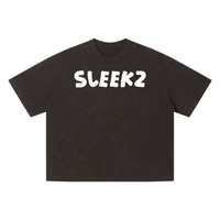 SLEEKZ Unisex Vintage Wash Boxy T-Shirt - SLEEKZ