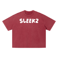 SLEEKZ Unisex Vintage Wash Boxy T-Shirt - SLEEKZ