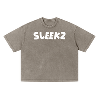 SLEEKZ Unisex Vintage Wash Boxy T-Shirt - SLEEKZ