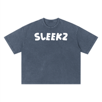 SLEEKZ Unisex Vintage Wash Boxy T-Shirt - SLEEKZ