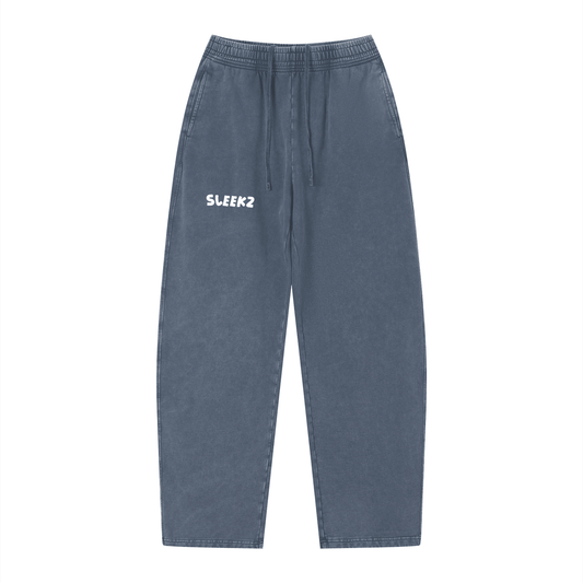 SLEEKZ Unisex Vintage Wash Loose Sweatpants - SLEEKZ