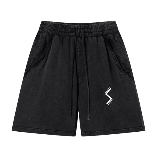 SLEEKZ Vintage Raw Edge Shorts - SLEEKZ