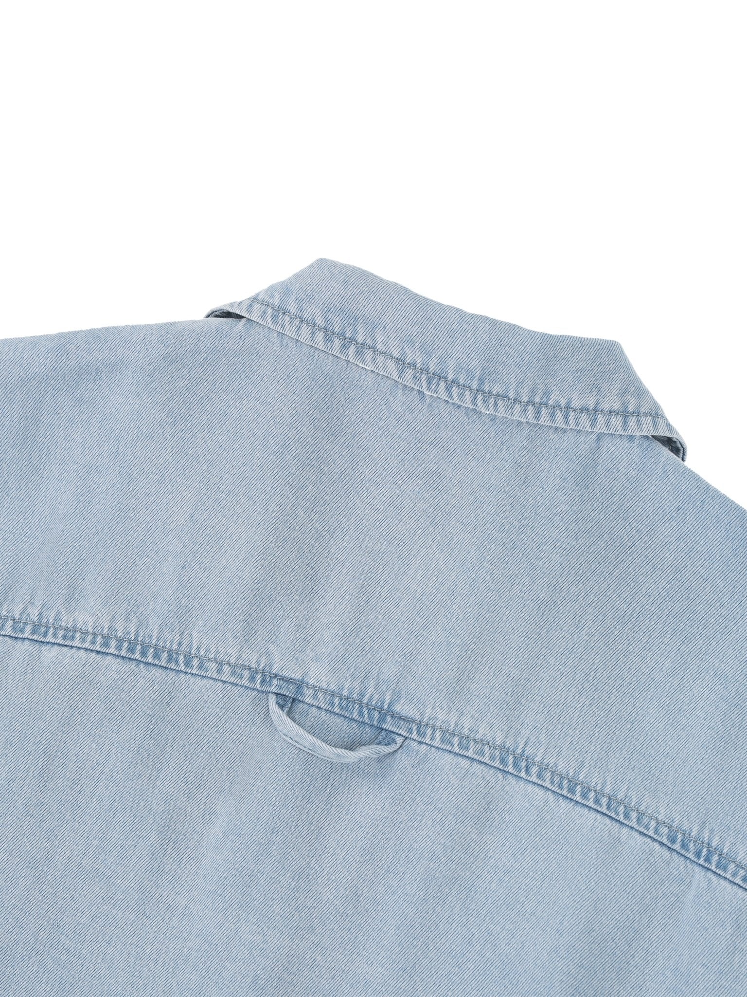 Sleekz Vintage Wash Boxy Cropped Shirt - SLEEKZ