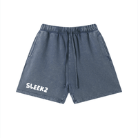SLEEKZ Vintage Wash Cotton Shorts - SLEEKZ
