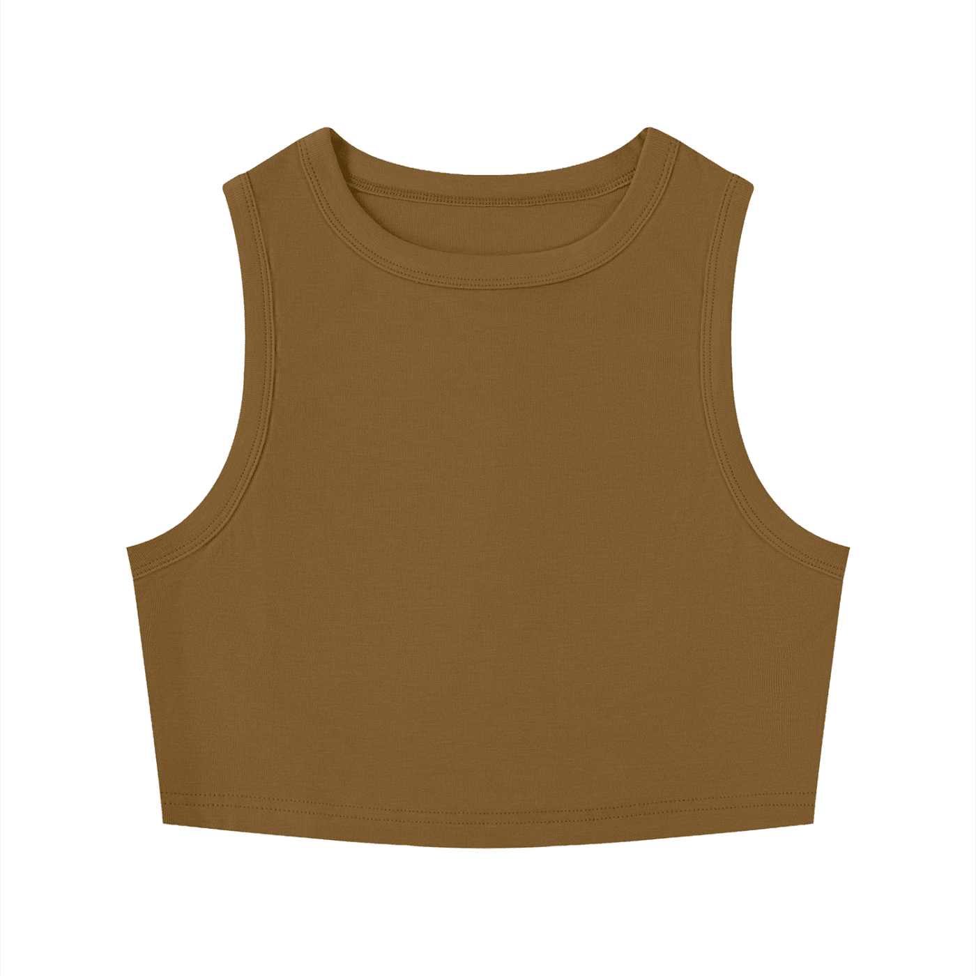SLEEKZ Women's Tight Crewneck Crop Tank Top - SLEEKZ