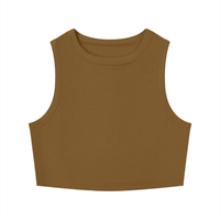 SLEEKZ Women's Tight Crewneck Crop Tank Top - SLEEKZ