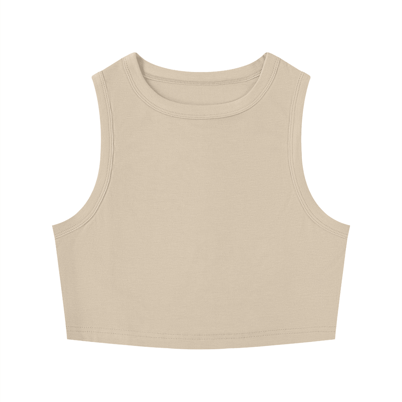 SLEEKZ Women's Tight Crewneck Crop Tank Top - SLEEKZ