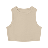 SLEEKZ Women's Tight Crewneck Crop Tank Top - SLEEKZ
