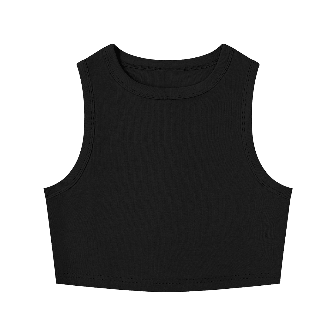 SLEEKZ Women's Tight Crewneck Crop Tank Top - SLEEKZ