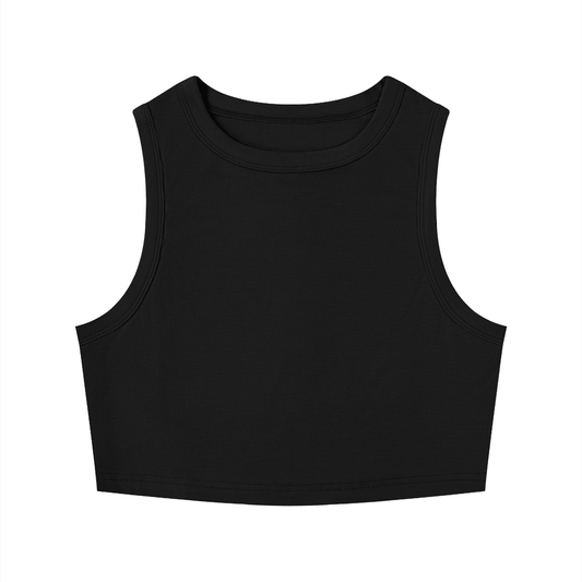 SLEEKZ Women's Tight Crewneck Crop Tank Top - SLEEKZ