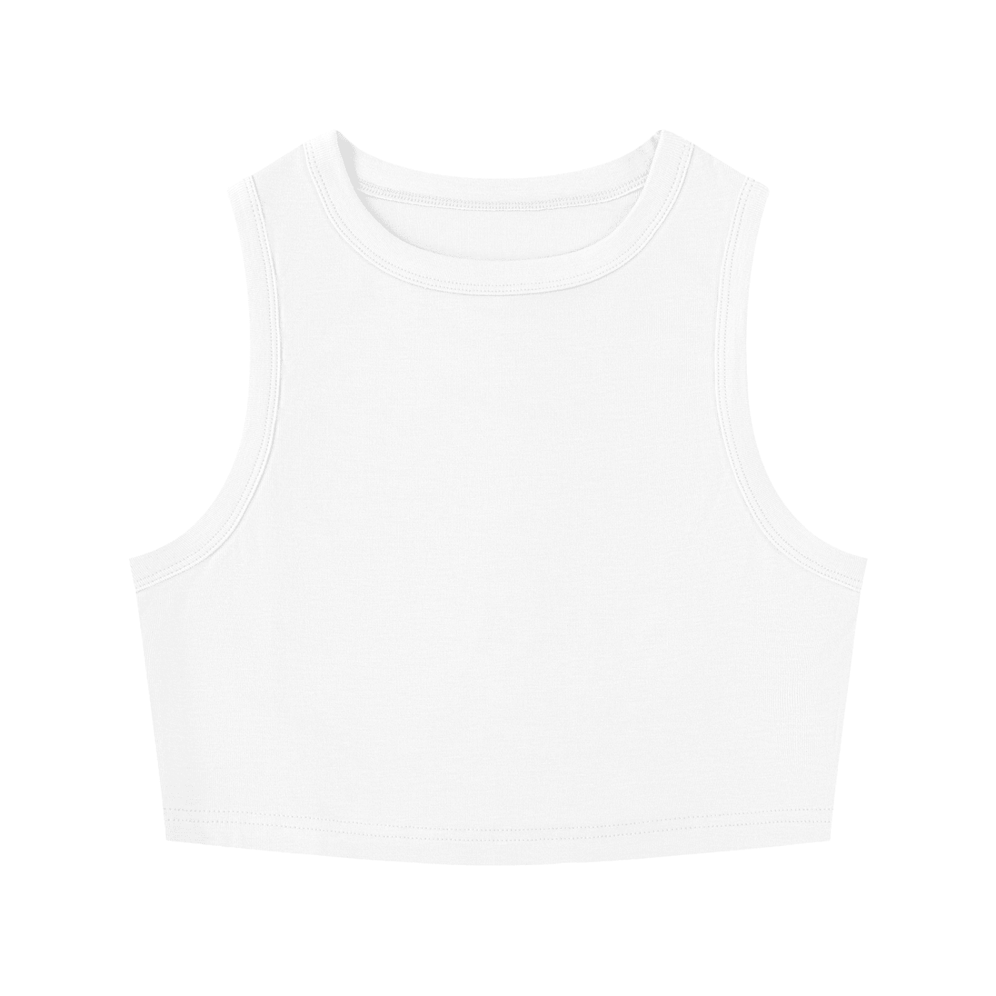 SLEEKZ Women's Tight Crewneck Crop Tank Top - SLEEKZ