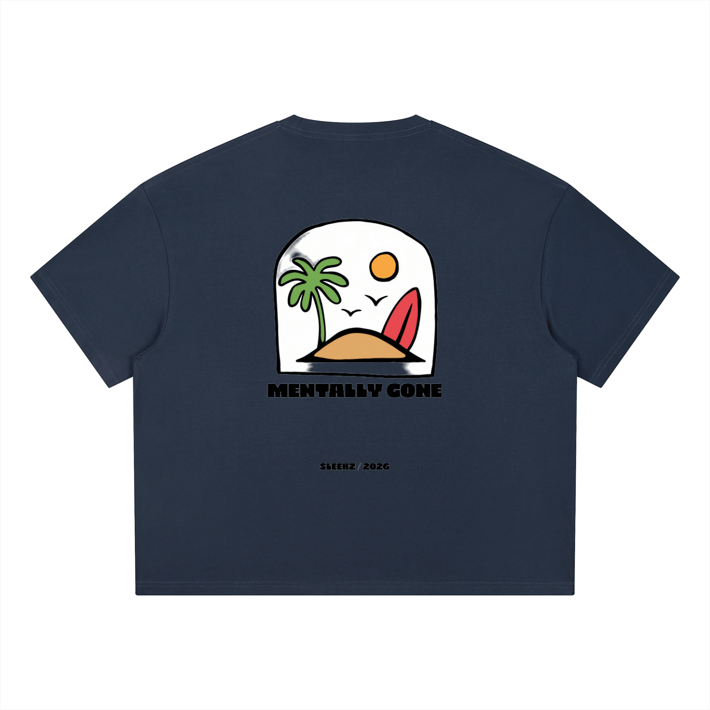 SLKZ Mentally Gone Boxy T-Shirt - SLEEKZ