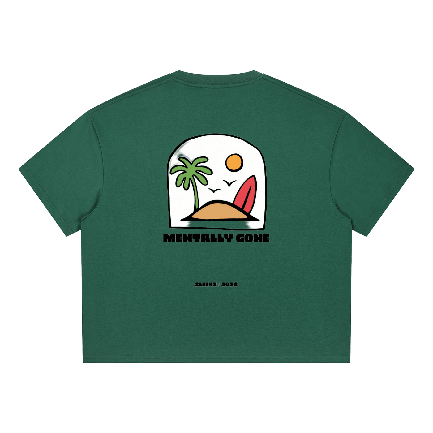 SLKZ Mentally Gone Boxy T-Shirt - SLEEKZ