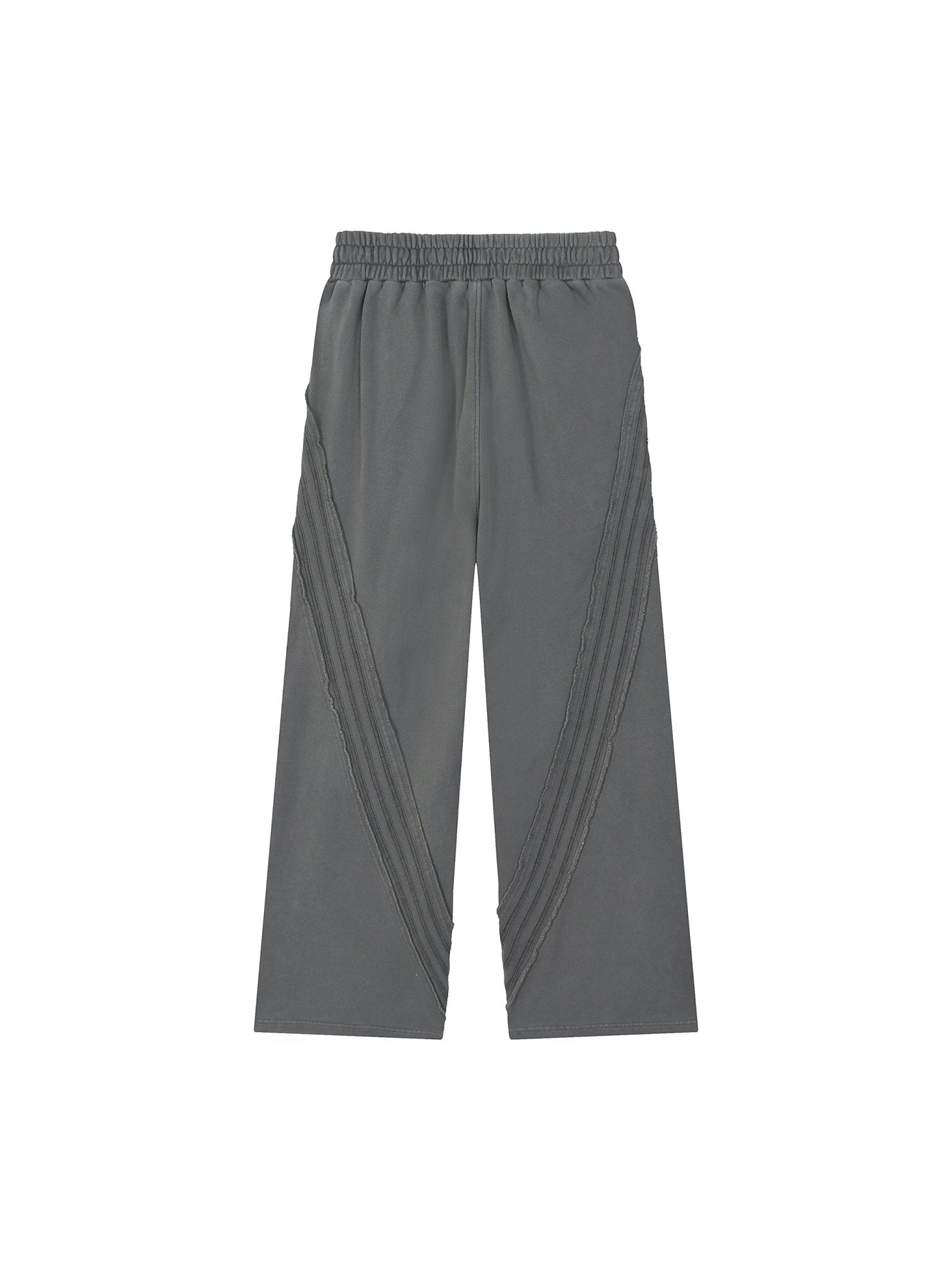 Snow Washed Tape Raw Edge Sweatpants - SLEEKZ