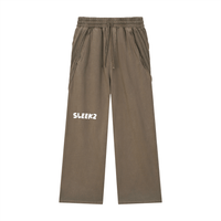 Snow Washed Tape Raw Edge Sweatpants - SLEEKZ