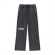Snow Washed Tape Raw Edge Sweatpants - SLEEKZ