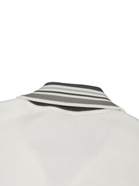 Striped Rib Collar Zip Jacket - SLEEKZ