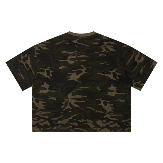 Unisex Camo Boxy T-Shirt - SLEEKZ
